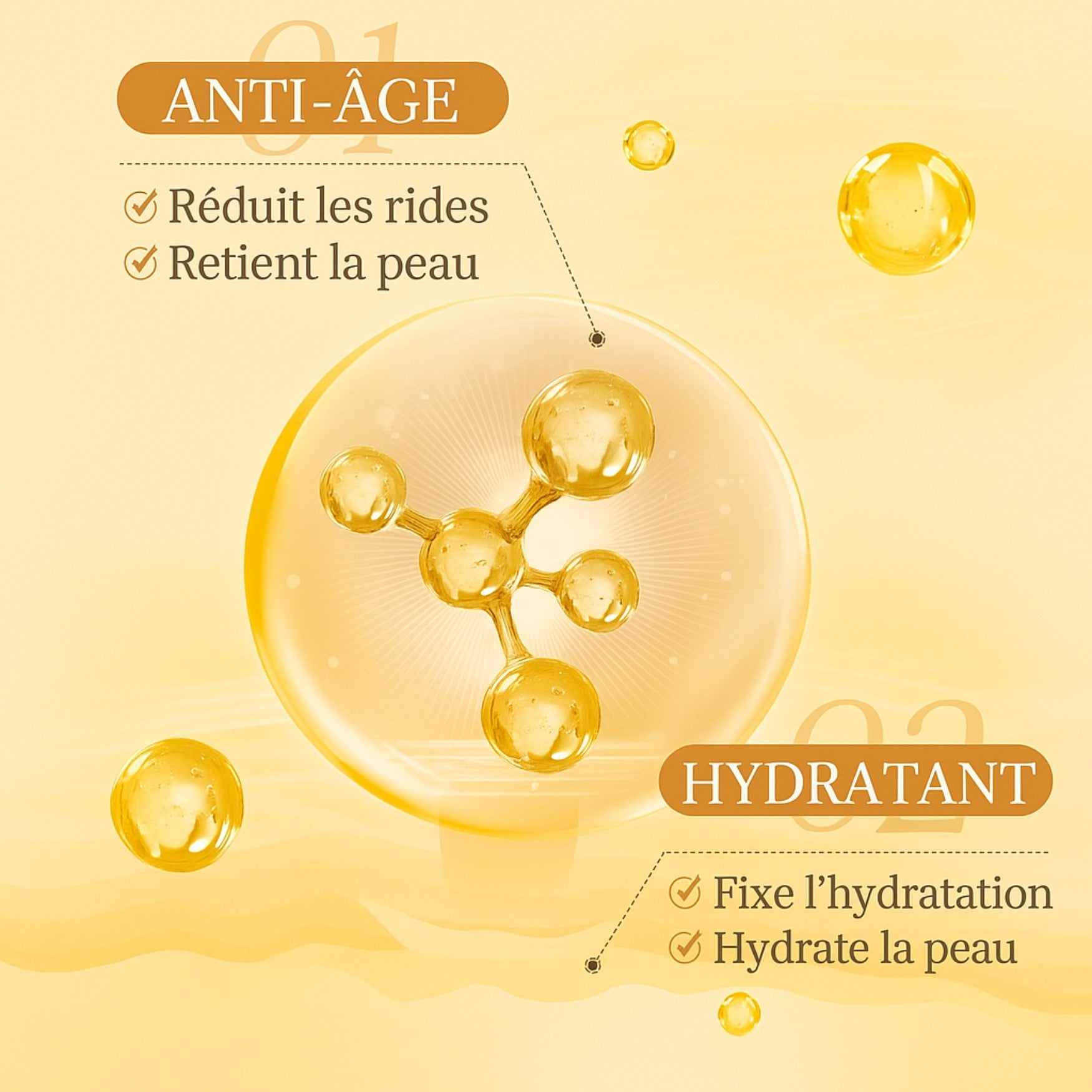 Crème SADOER anti-âge réduisant les rides et améliorant la fermeté de la peau