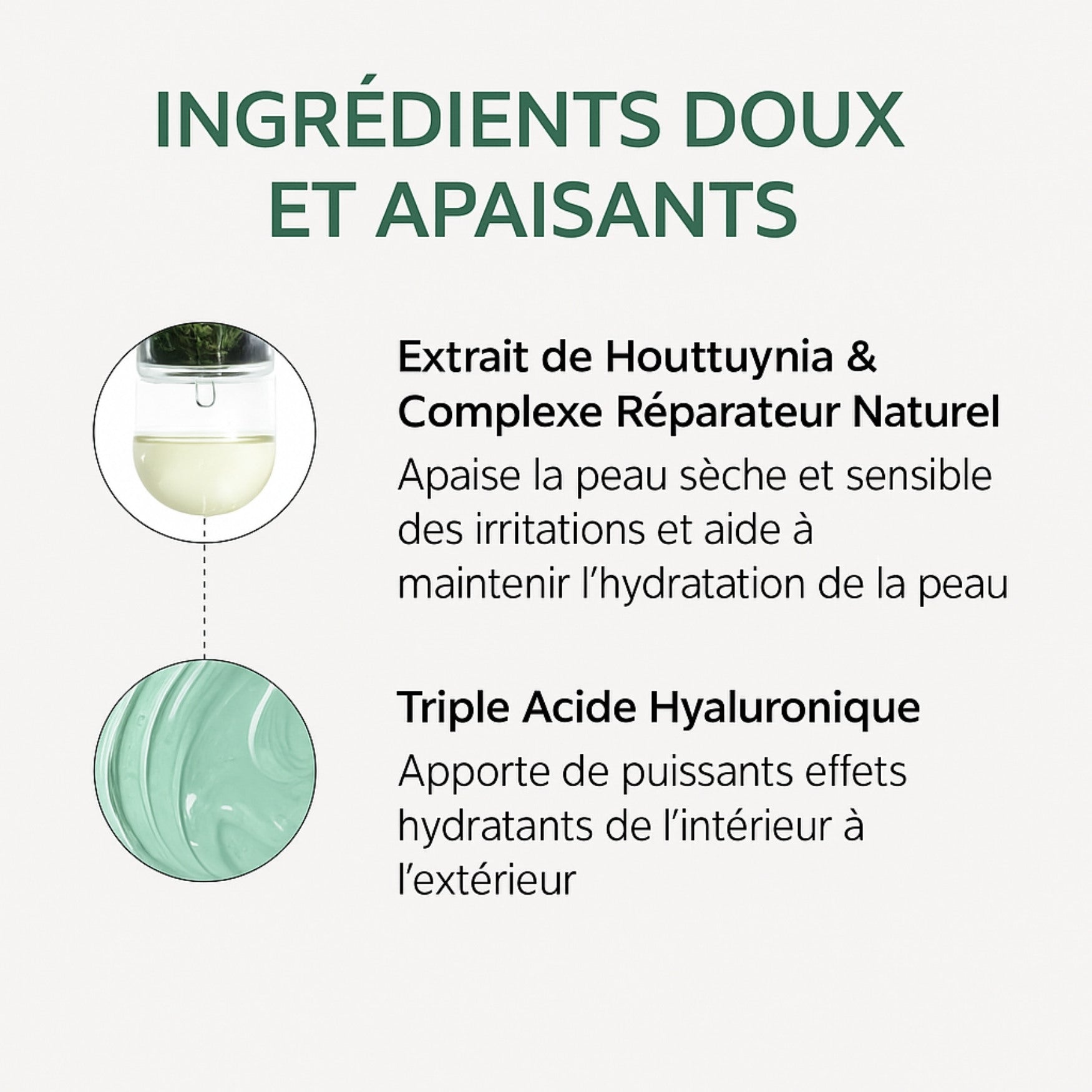 Extrait de Heartleaf 70 pour apaiser et calmer la peau