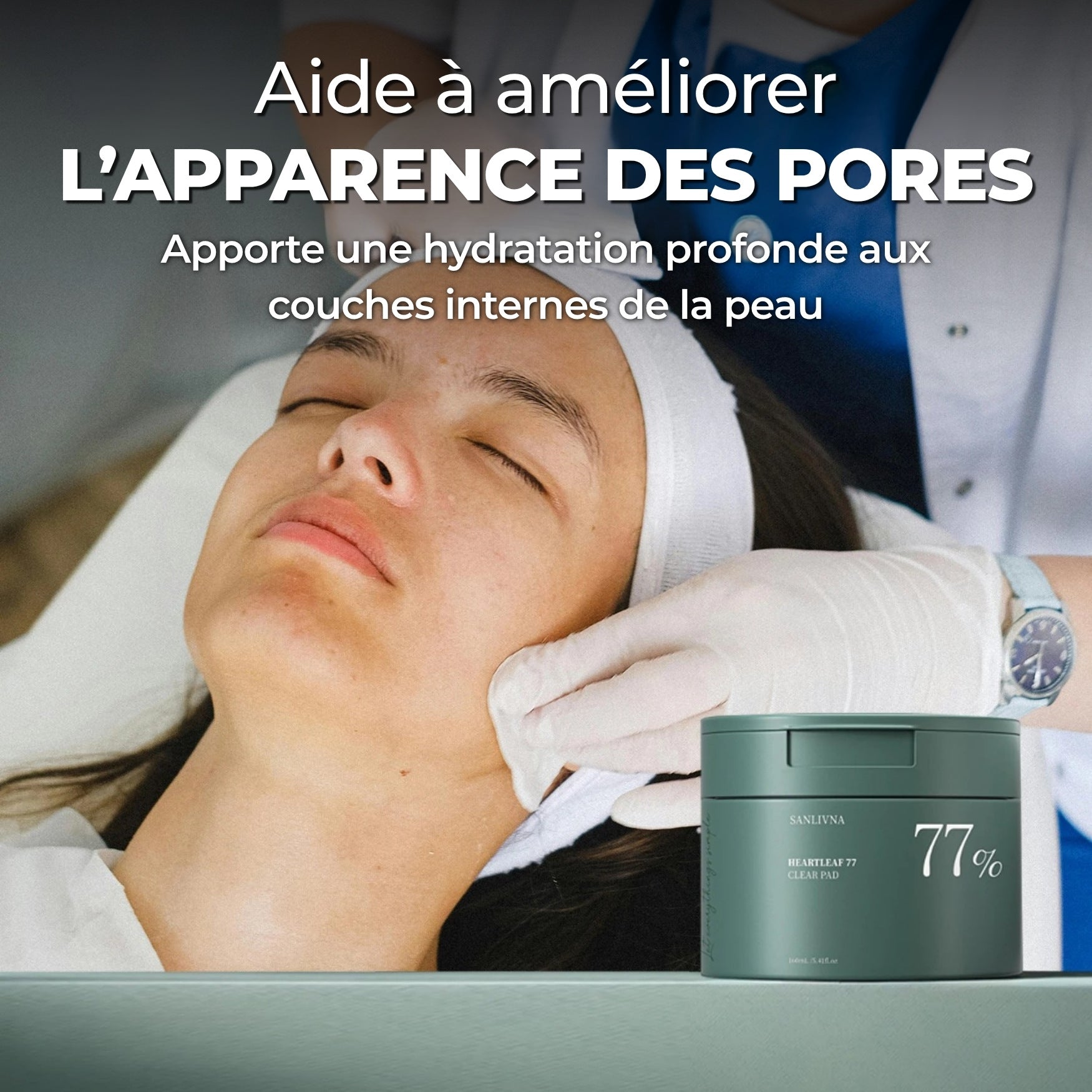 Texture légère et non grasse des Heartleaf 77 Toning Pads pour peau fraîche et confortable