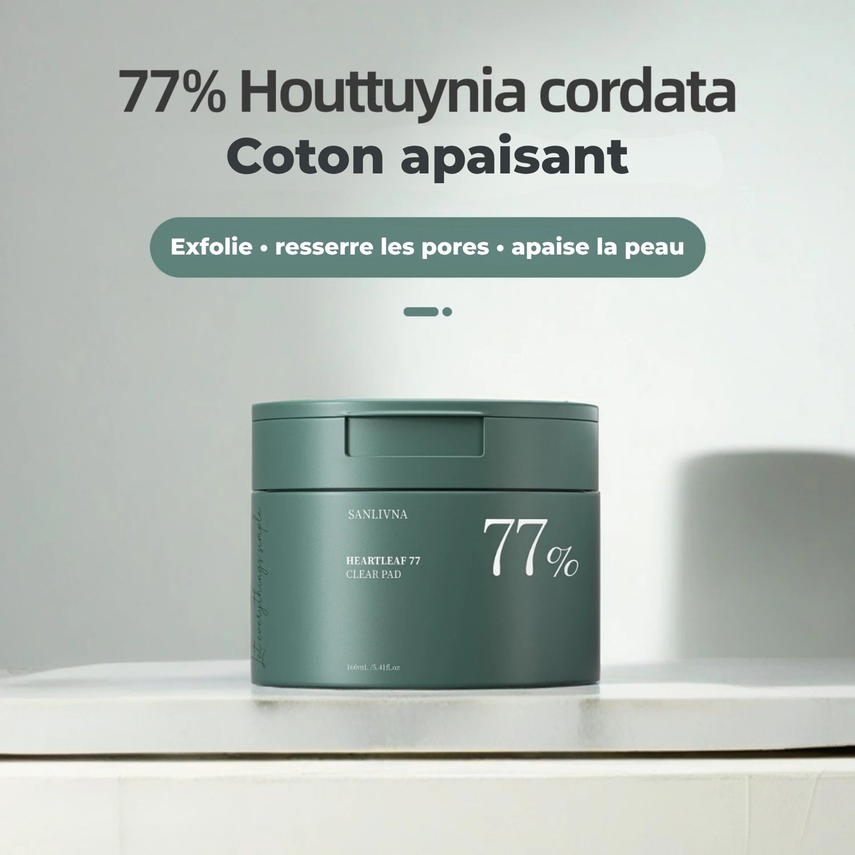 Extrait de Houttuynia Cordata 77 pour apaiser la peau et réduire les imperfections