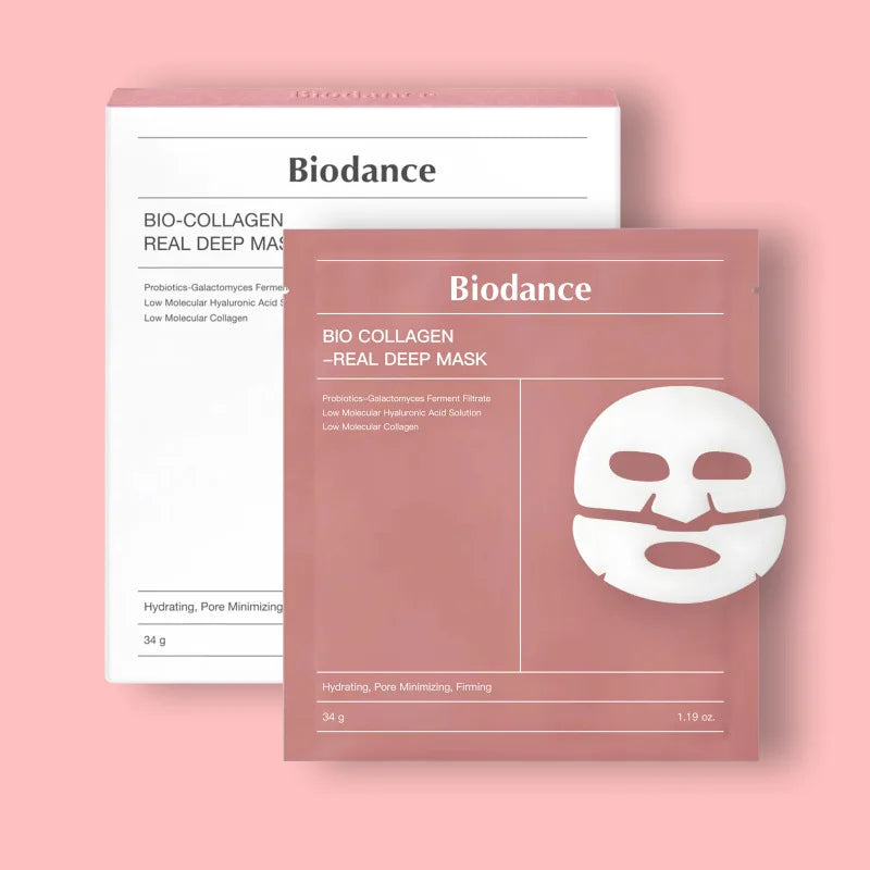Masque visage au bio-collagène Pluvée Paris – hydratation profonde et fermeté