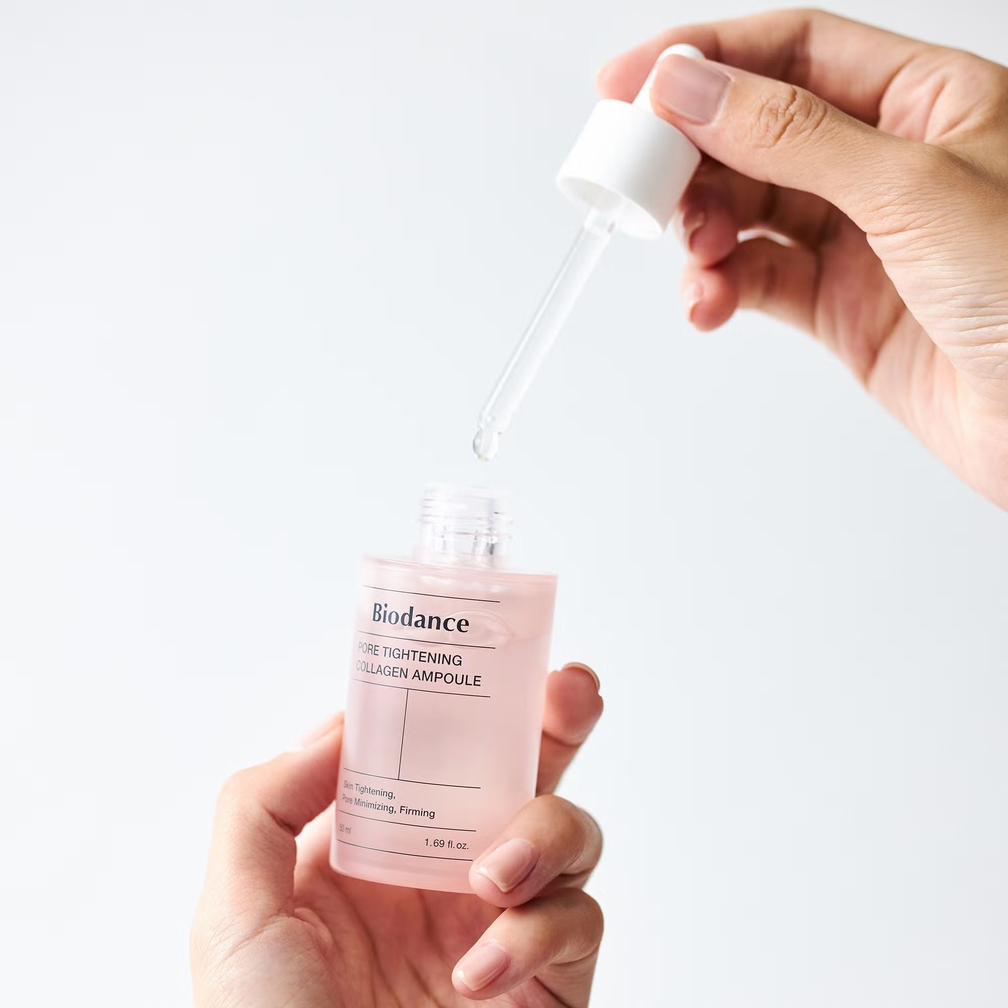 Ampoule au collagène K-beauty avec pipette – absorption rapide et hydratation profonde