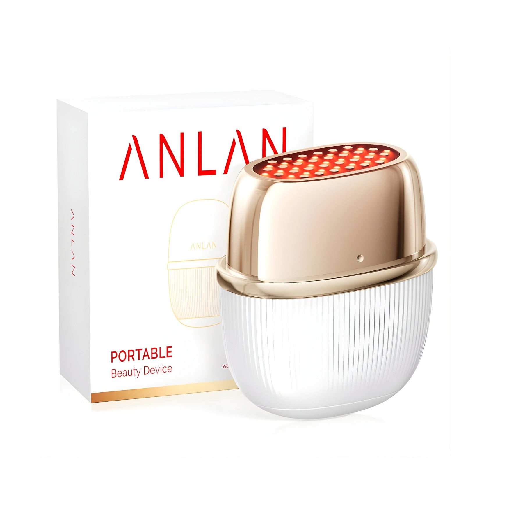 Appareil de beauté visage ANLAN RF EMS multipolaire pour lifting, raffermissement et soin anti-âge de la peau