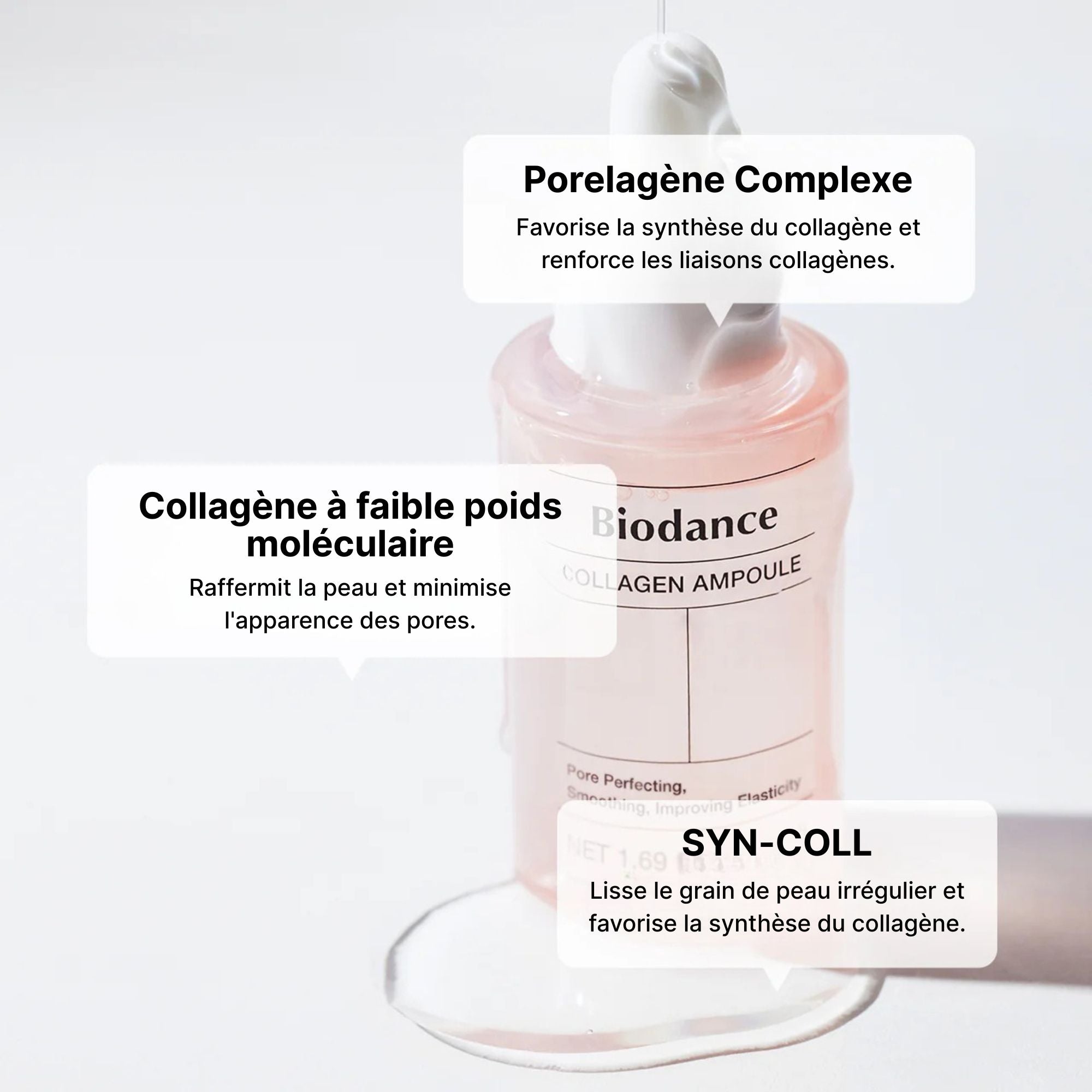 Complexe Porelagen – formule coréenne pour resserrer visiblement les pores dilatés