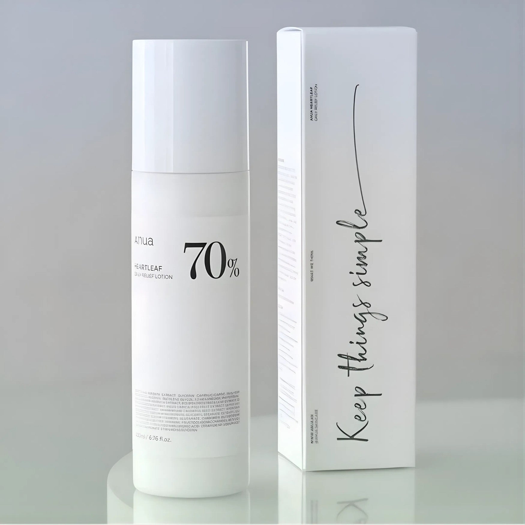 Lotion Heartleaf 70 spécialement formulée pour peau sensible et irritée