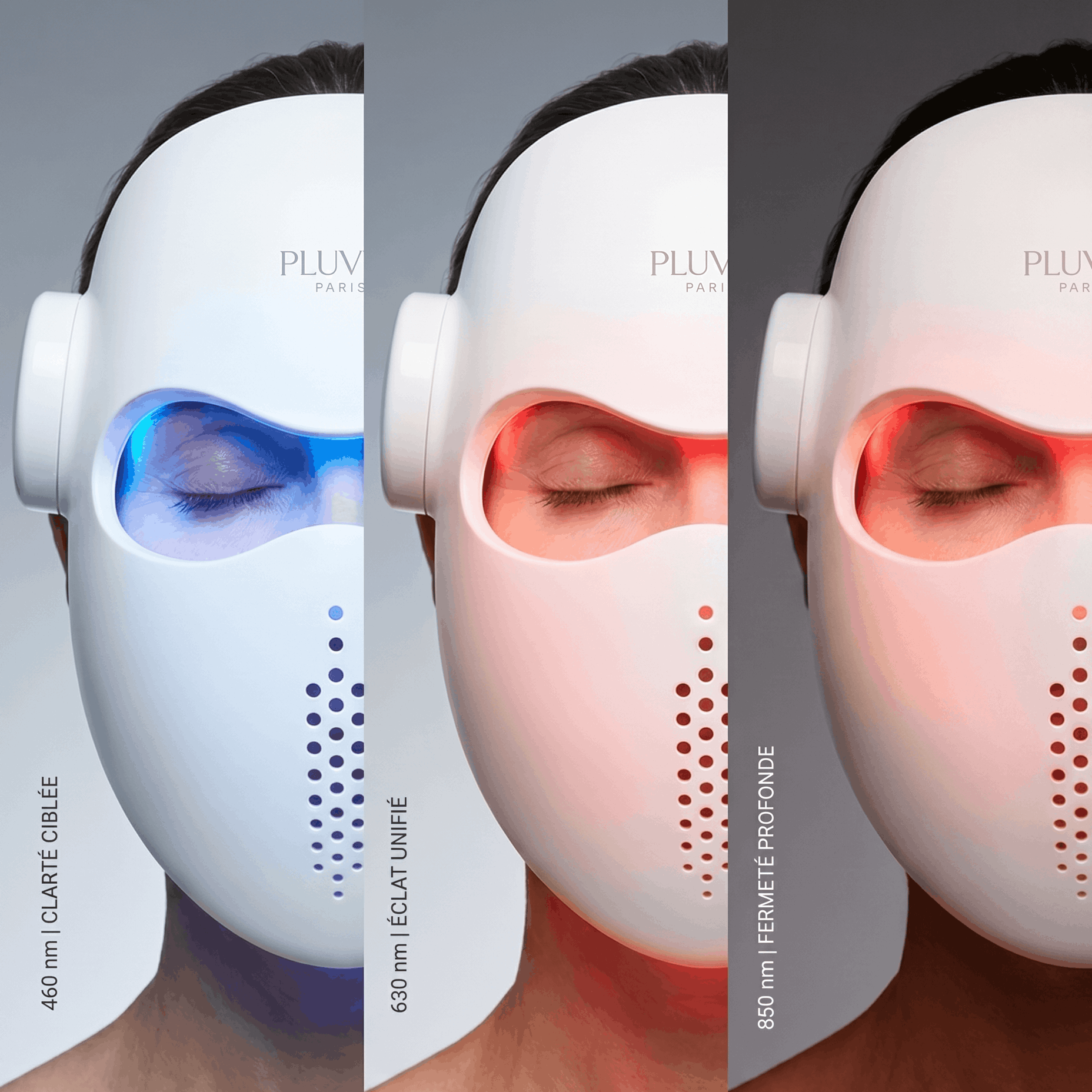 Masque LED Visage sans fil 3D OraSkin P850 | Pluvée Paris