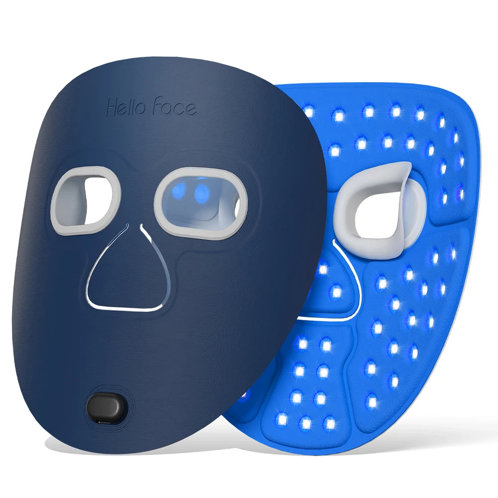 Masque LED visage disponible en plusieurs couleurs avec design ergonomique