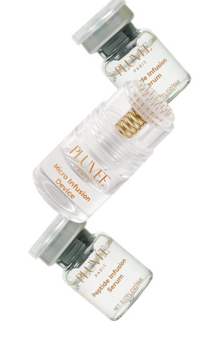 Peau lumineuse et revitalisée après traitement micro-infusion Pluvée Paris